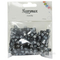 7 * 7 mm assorties de billes de cube alphabet de panneaux Halk